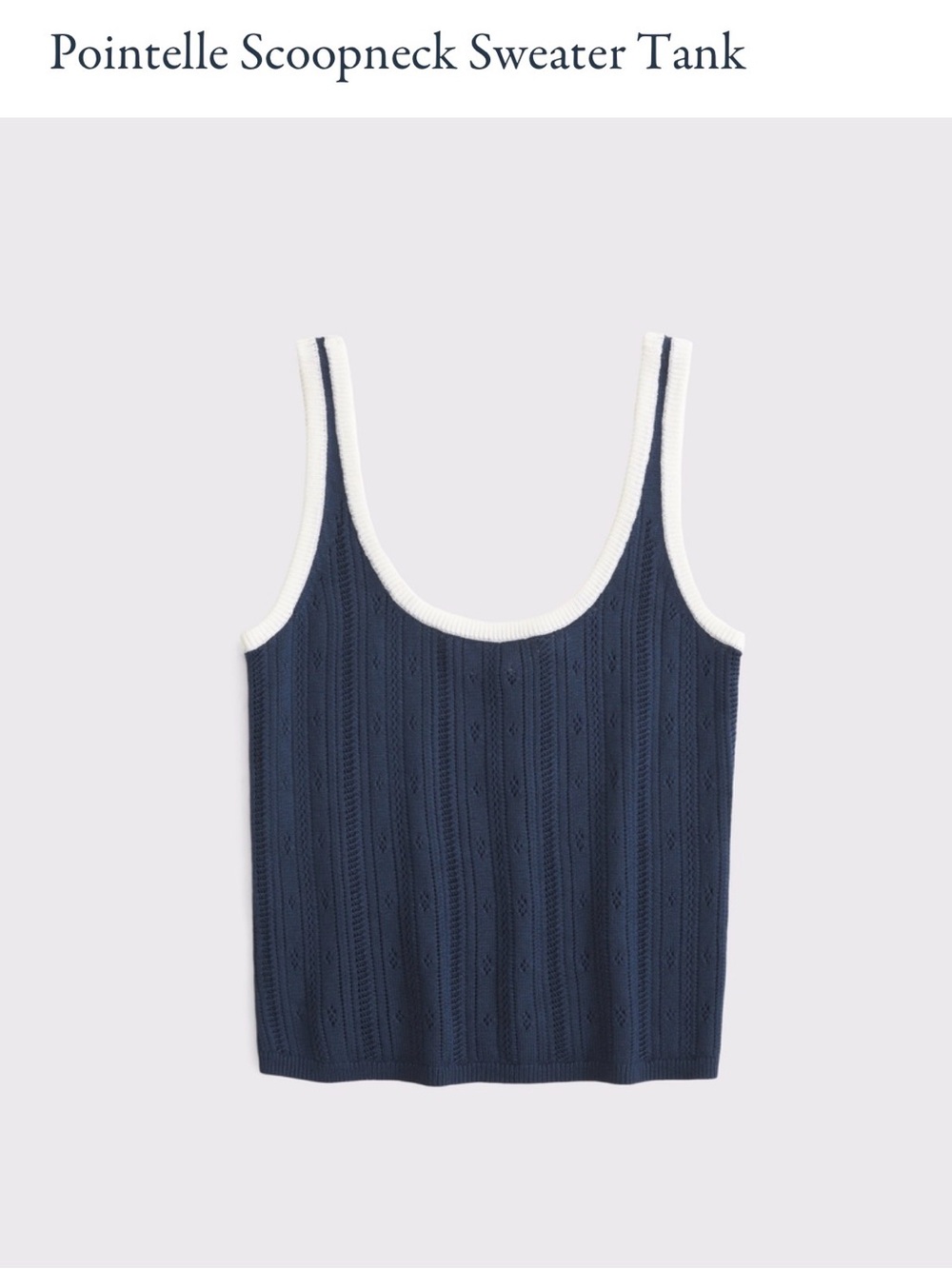 Abercrombie Sweater Tank XS
